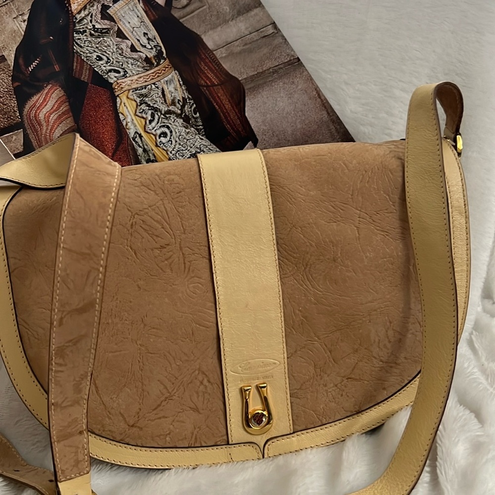 Caggiano Genuine Leather Suede Shoulderbag 🔥